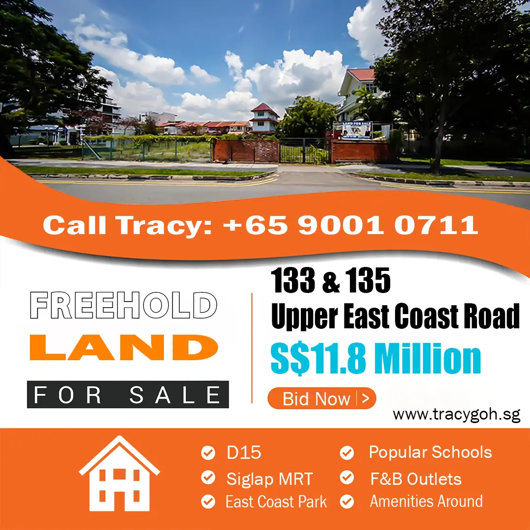 133 and 135 Upper East Coast Road Freehold Land for Sale
