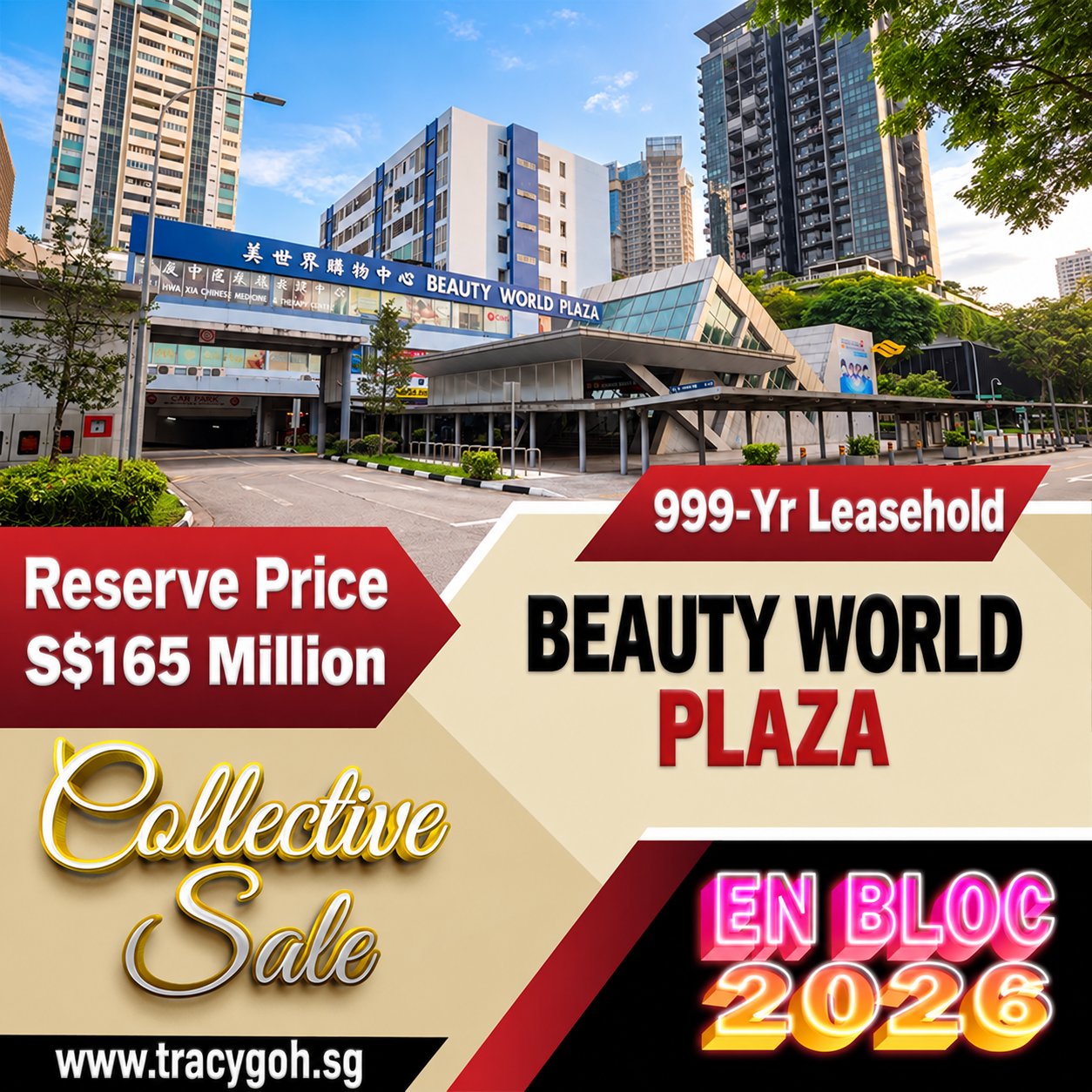 Beauty World Plaza En Bloc Sale 2026 Beauty World Plaza En Bloc Sale 2026 - 999-yr Leasehold