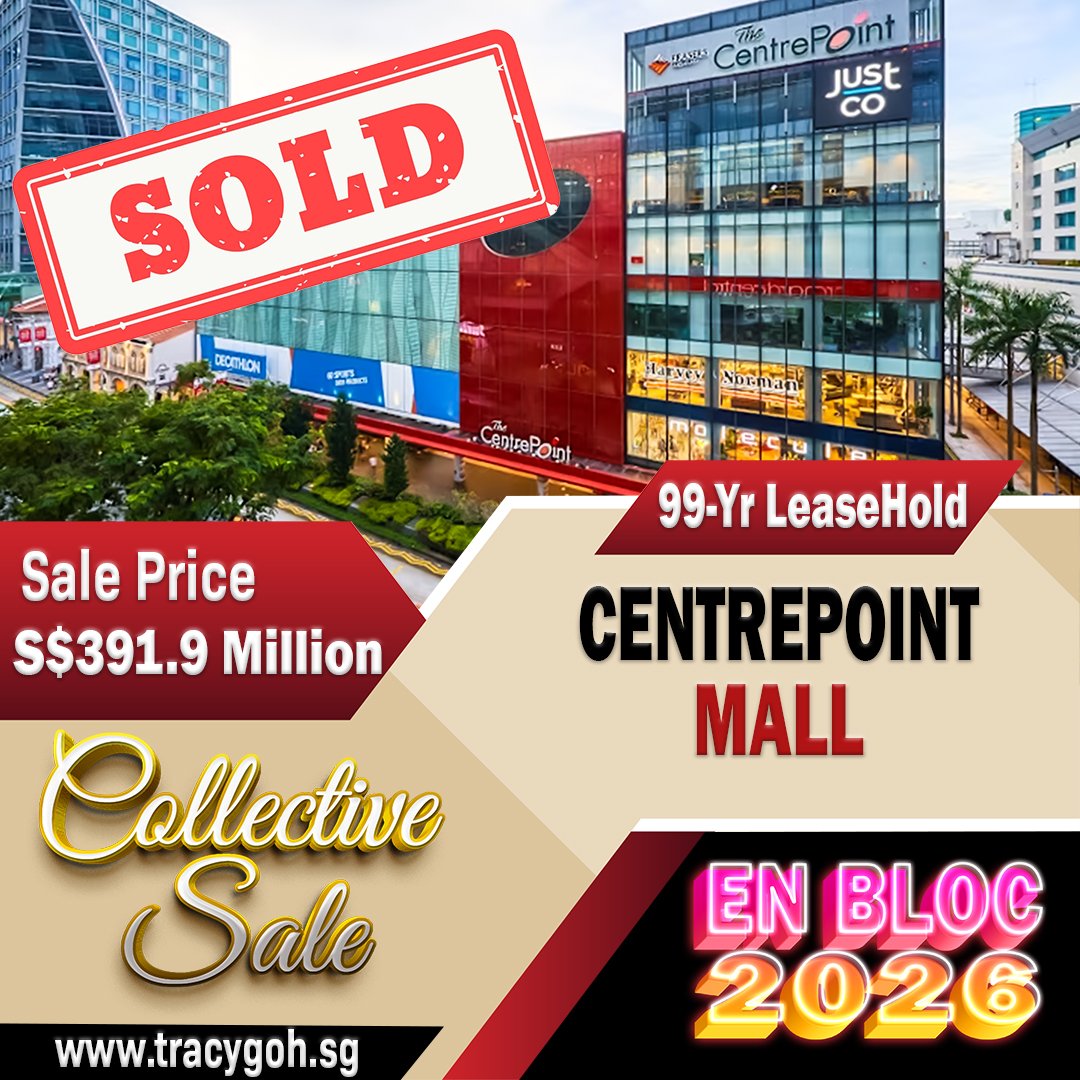 Centrepoint En Bloc Sold: Frasers Property Secures Rear Block for S$391.9M