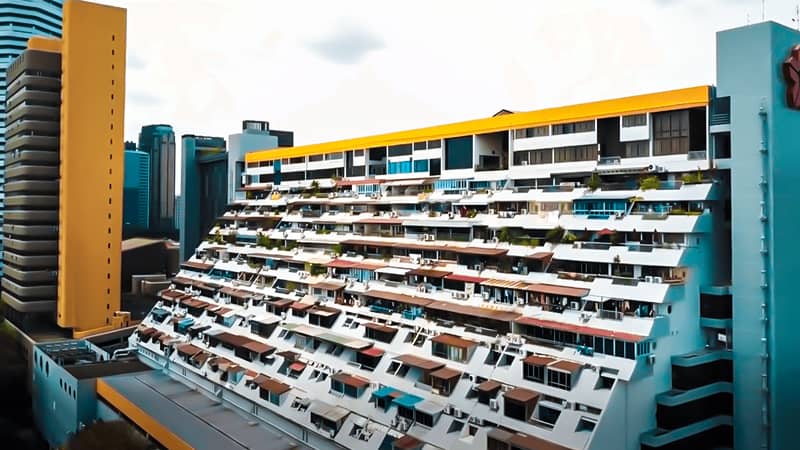 Golden Mile Complex Architectural Marvel Golden Mile Complex Architectural Marvel At Beach Road