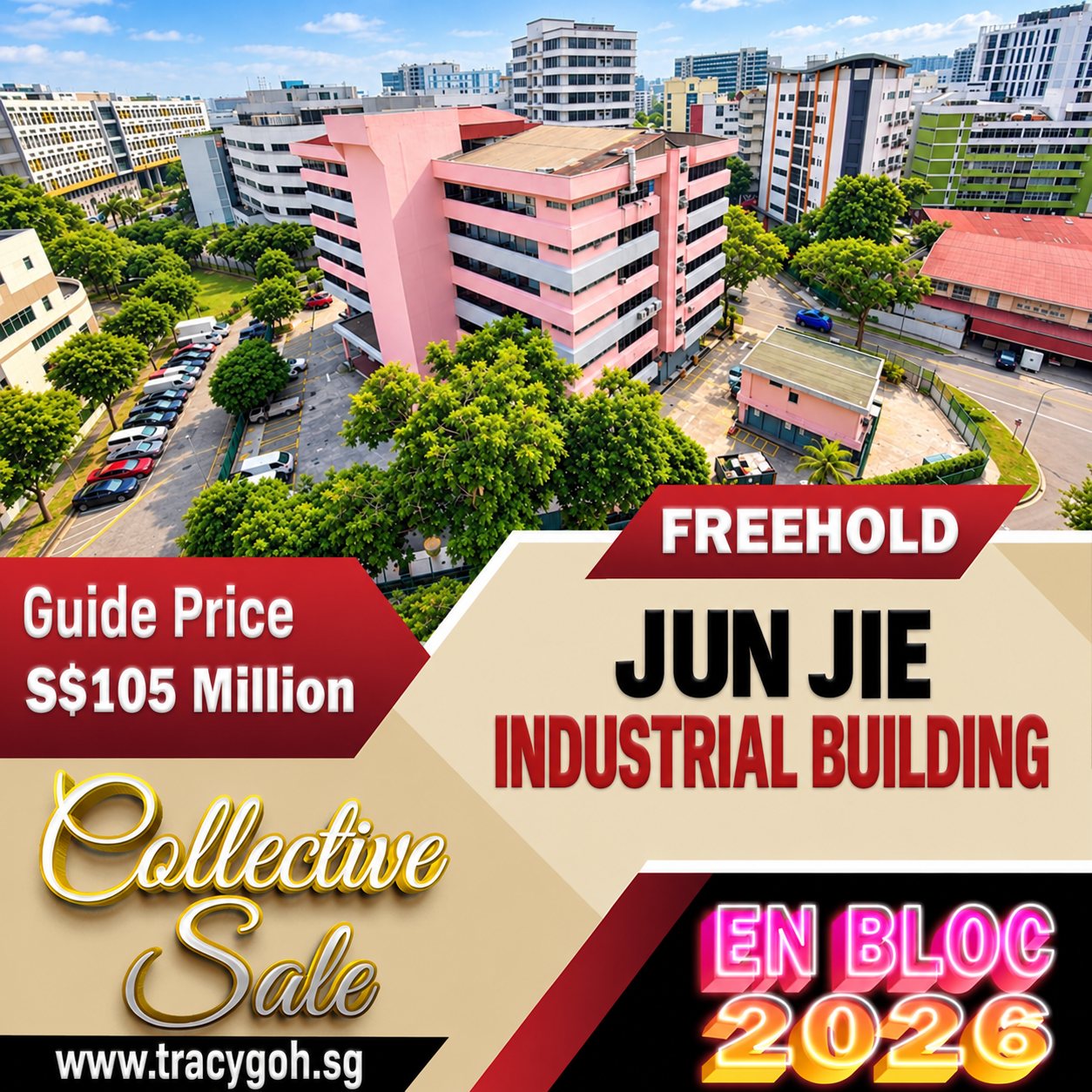 Jun Jie Industrial Building Freehold En Bloc Sale 2026 Jun Jie Industrial Building Launches S$105 Million Freehold En Bloc Sale