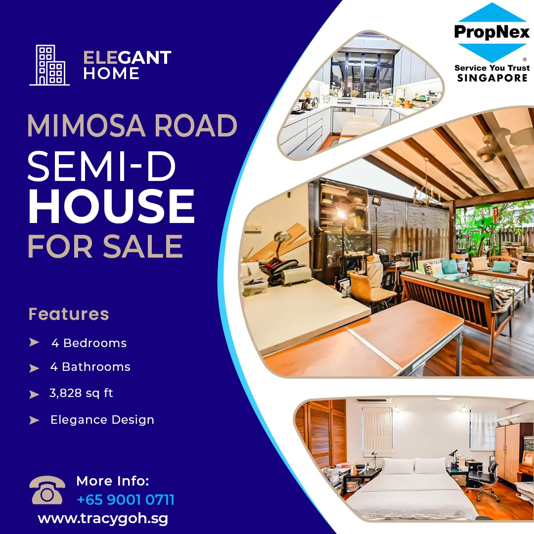 Mimosa Road Semi-Detached House For Sale - S$5.57 million (Freehold)