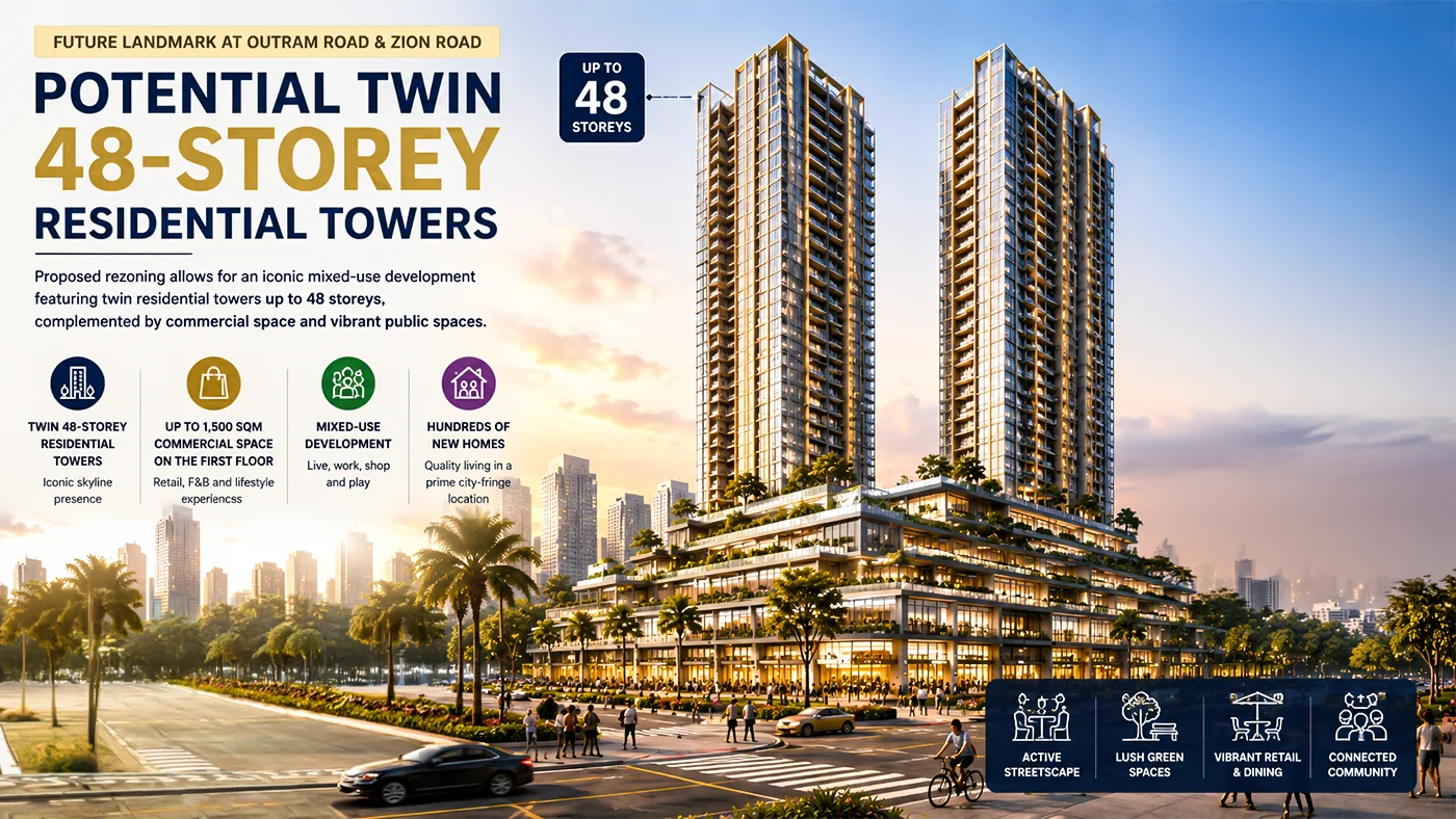 Potential Twin 48 Storey Residential Towers Potential Twin 48 Storey Residential Towers