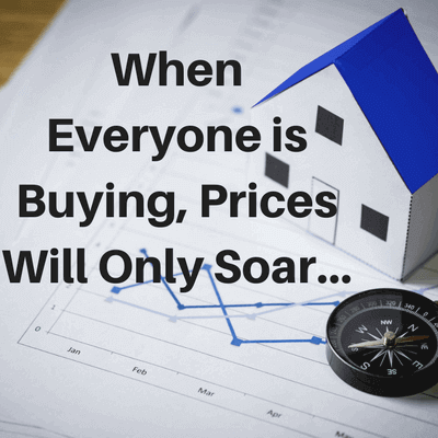 Realty market Going North Realty Market is Going North from here When Everyone is Buying Prices Will Only Soar