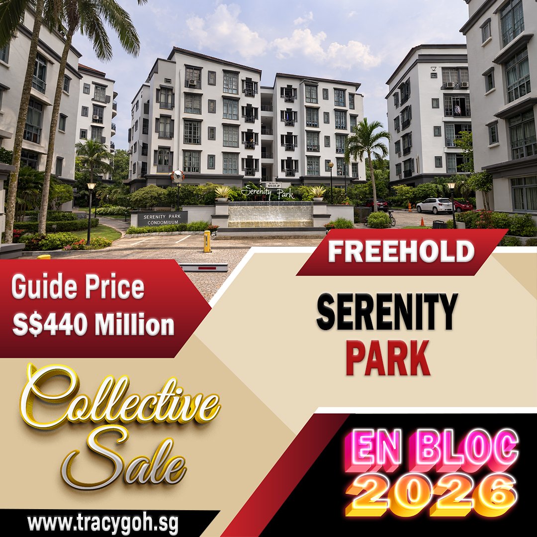 Serenity Park Returns to En Bloc Market PTE Sept 30 Serenity Park Returns to En Bloc Market at S$440 Million - Private Treaty Exercise Closes on 30 September
