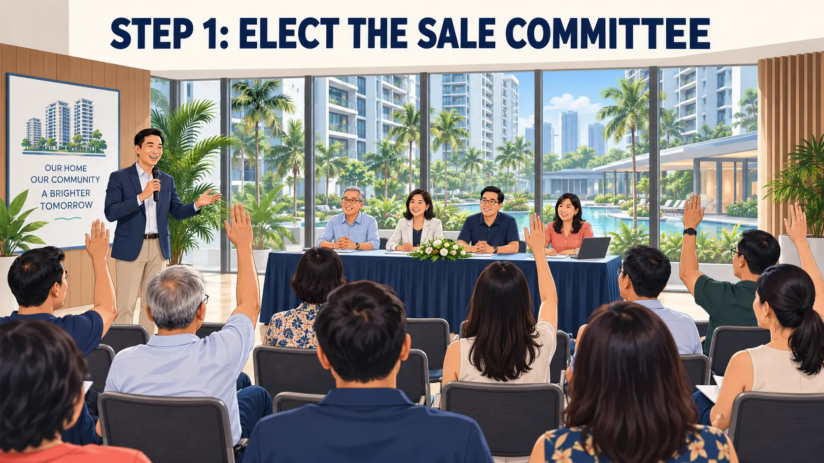 Step 1 Elect the Collective Sale Committee Step 1 Elect the Collective Sale Committee