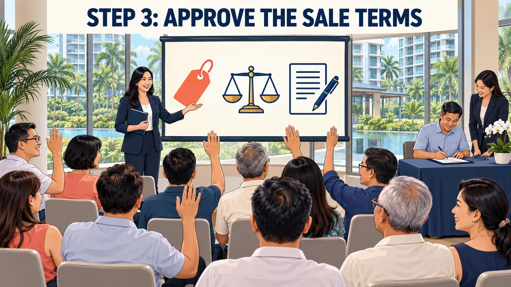 Step 3 Approve the Sale Terms Step 3 Approve the Sale Terms