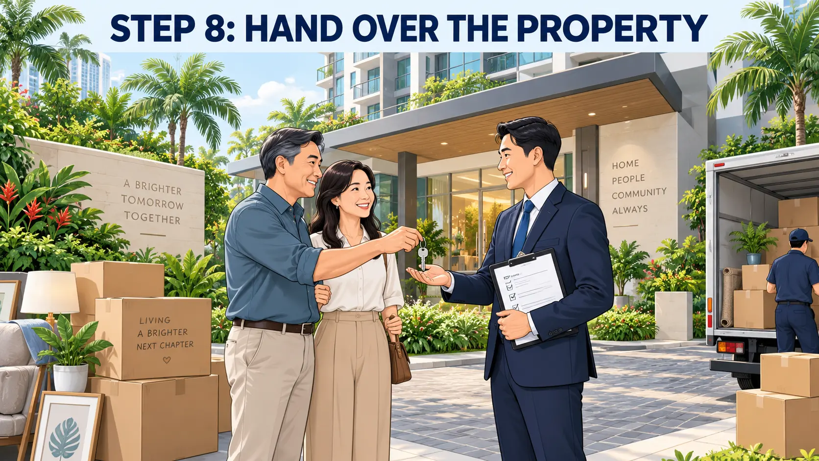 Step 8 Hand Over the Property Step 8 Hand Over the Property