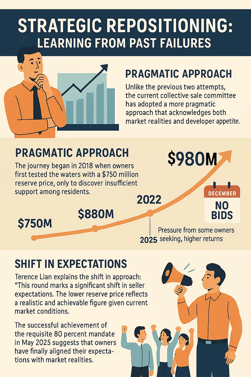 Strategic Repositioning: Learning from Past Failures